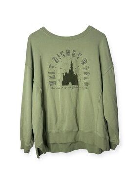 Disney Parks 2024 “Most Magical Place” Castle Crewneck Sweatshirt Size XL
